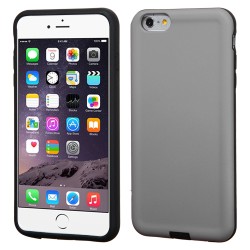 Case Protector Dual  Iphone 6 Plus Gray / Black